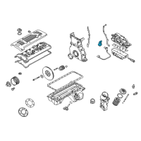 OEM 2001 BMW Z3 Knock Sensor Diagram - 12-14-7-839-167