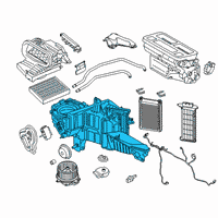 OEM Ford F-150 AC & Heater Assembly Diagram - JL3Z-19850-HC