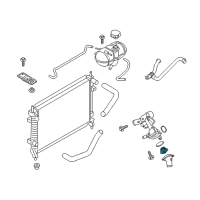 OEM Lincoln Navigator Thermostat Diagram - BL3Z-8575-A