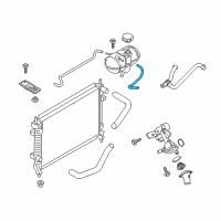 OEM Ford Mustang Reservoir Hose Diagram - FR3Z-8276-C