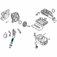 OEM 2017 BMW i8 Oil Filter Element Set Diagram - 11-42-8-570-590