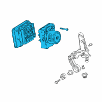 OEM Buick Enclave ABS Control Unit Diagram - 84415216