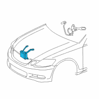 OEM Lexus IS250 Sensor Assembly, MILLIME Diagram - 88210-53140