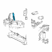 OEM Lincoln Height Sensor Diagram - F75Z-5359-AA