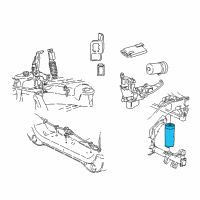 OEM 1998 Ford Expedition Spring Assembly Diagram - 3U2Z-5580-LA