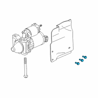 OEM GMC Canyon Bolster Bolt Diagram - 11588711