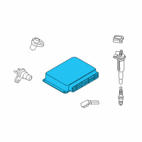 OEM BMW 650i Engine Control Module Diagram - 12-14-8-610-680