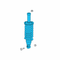 OEM 2021 Infiniti QX80 Shock Absorber Kit-Front Diagram - E6100-6JE9A