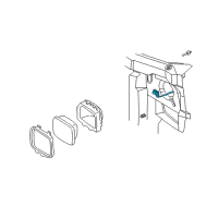 OEM 1991 GMC Safari Socket Diagram - 12117369