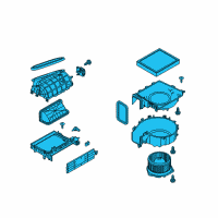 OEM 2018 Infiniti Q50 Blower Assy-Front Diagram - 27200-4GF0B