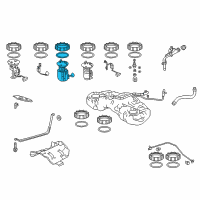 OEM 2017 Acura TLX Module Set, Fuel Pump Diagram - 17045-TZ7-A01