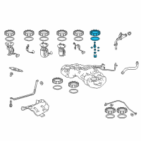 OEM Acura Regulator Assembly, Pressure Diagram - 17052-TZ7-A00