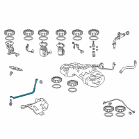 OEM Acura TLX Band, Driver Side Fuel Tank Mounting Diagram - 17522-TZ7-A00