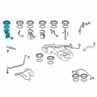 OEM 2017 Acura TLX Set, Fuel Sub Modu Diagram - 17049-TZ7-A01