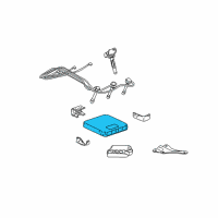 OEM 2002 Toyota Tundra ECM Diagram - 89661-0C462