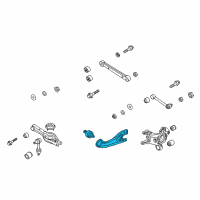 OEM Kia Optima Arm Assembly-Rear Trailing Diagram - 552702T000