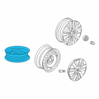 OEM 2016 Honda Fit Disk, Wheel (15X4T) (Maxion Wheels) (Black) Diagram - 42700-T5R-A51