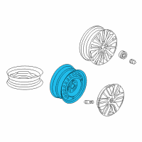 OEM 2017 Honda Fit Disk, Wheel (15X6J) (Maxion Wheels) (Black) Diagram - 42700-T5R-A01