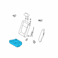 OEM 2005 Kia Spectra5 Cushion Assembly-Rear Seat Diagram - 891022F000472