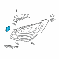 OEM 2020 Kia K900 Led Driver Module- Diagram - 92190J6010