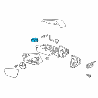 OEM 2022 Chevrolet Equinox Turn Signal Lamp Diagram - 23406432