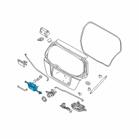 OEM 2013 Chevrolet Spark Lock Actuator Diagram - 94550515