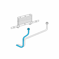 OEM 1998 GMC Savana 1500 Outlet Hose Diagram - 15052182