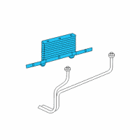 OEM 1998 Chevrolet P30 Transmission Cooler Diagram - 15059397