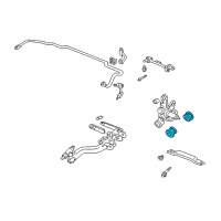 OEM 2006 Acura RSX Bush A, Rear Arm (Lower) (Outer) Diagram - 52365-S7C-801