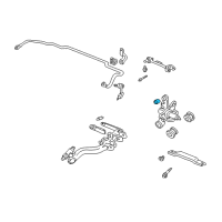 OEM 2002 Acura RSX Bush, Rear Arm (Upper) Diagram - 52395-S6M-004