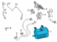 OEM 2022 BMW X5 ACTIVATED CHARCOAL FILTER Diagram - 16-13-7-486-244