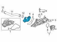 OEM 2022 Honda Passport Seal, V-Bank (Lower) Diagram - 19450-5MR-A00