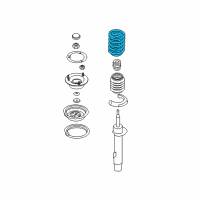 OEM BMW X1 FRONT COIL SPRING Diagram - 31-33-6-790-103