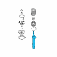 OEM BMW X1 Front Left Spring Strut Diagram - 31-31-6-851-335