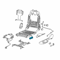 OEM Chevrolet Caprice Seat Switch Diagram - 92194614