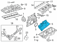 OEM 2020 BMW X6 ACOUSTIC COVER FOR OIL PAN Diagram - 11-14-8-674-935