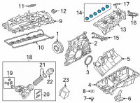 OEM 2022 BMW M340i Pre-Formed Seal Diagram - 11-61-9-486-362