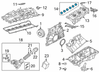 OEM 2022 BMW X3 Pre-Formed Seal Diagram - 11-61-9-486-362