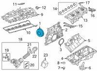 OEM 2022 BMW M340i VIBRATION DAMPER Diagram - 11-23-9-845-162