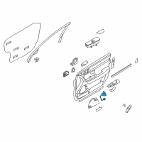 OEM 2007 Kia Amanti Switch Assembly-Trunk Lid Diagram - 935553F00029