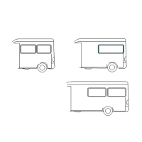 OEM 2006 Dodge Sprinter 3500 WEATHERSTRIP-Window Opening Diagram - 5104248AA