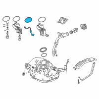 OEM 2018 Honda Civic Meter Set Diagram - 17047-TEG-A00