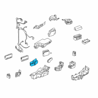 OEM 2009 Lexus GS450h Block Assembly, Relay Diagram - 82660-30A30