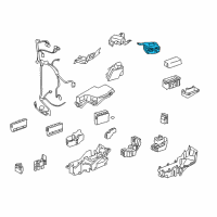 OEM 2008 Lexus GS450h Computer Assy, Power Steering Diagram - 89650-30760