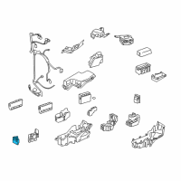 OEM Lexus GS450h Block Assembly, Fuse Diagram - 82610-30160