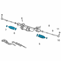 OEM 2015 Chevrolet SS Boot Kit Diagram - 92278935