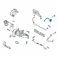 OEM Hyundai Pipe & Hose Assembly-T/C WATERFEED Diagram - 28260-2GTB1