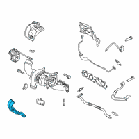 OEM 2019 Hyundai Santa Fe Protector-Heat Lower Diagram - 28526-2GTA1