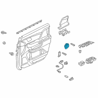 OEM 2015 Honda Odyssey Switch Assembly, Seat Memory Diagram - 35961-TK8-A01