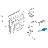 OEM 2015 Honda Odyssey Switch Assembly Diagram - 35750-TK8-A41